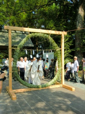 夏越大祓式、輪くぐり神事